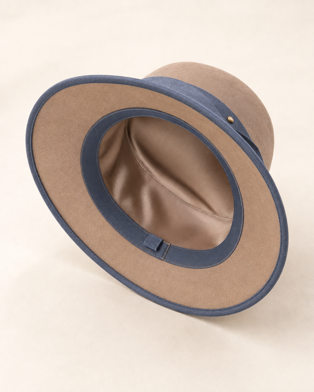 Elowyn Halo Women’s Wool Felt Wide-Brim Hat – Mushroom Taupe